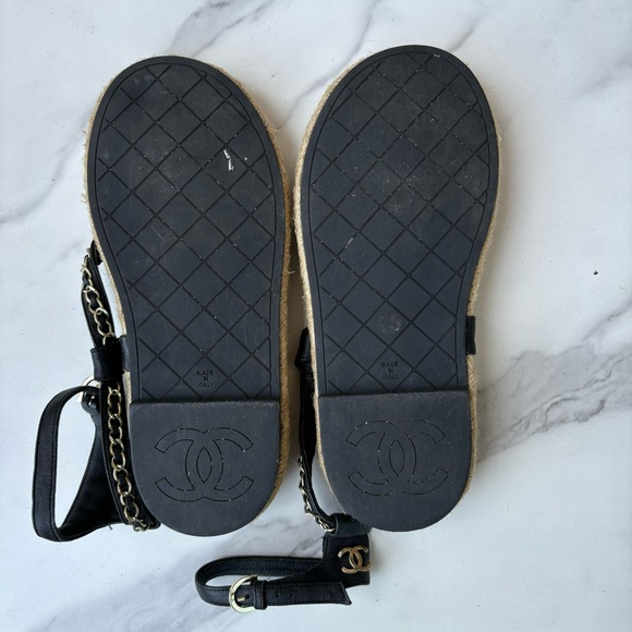 Chanel chain thong Sandals size 37 - Picture 6 of 10